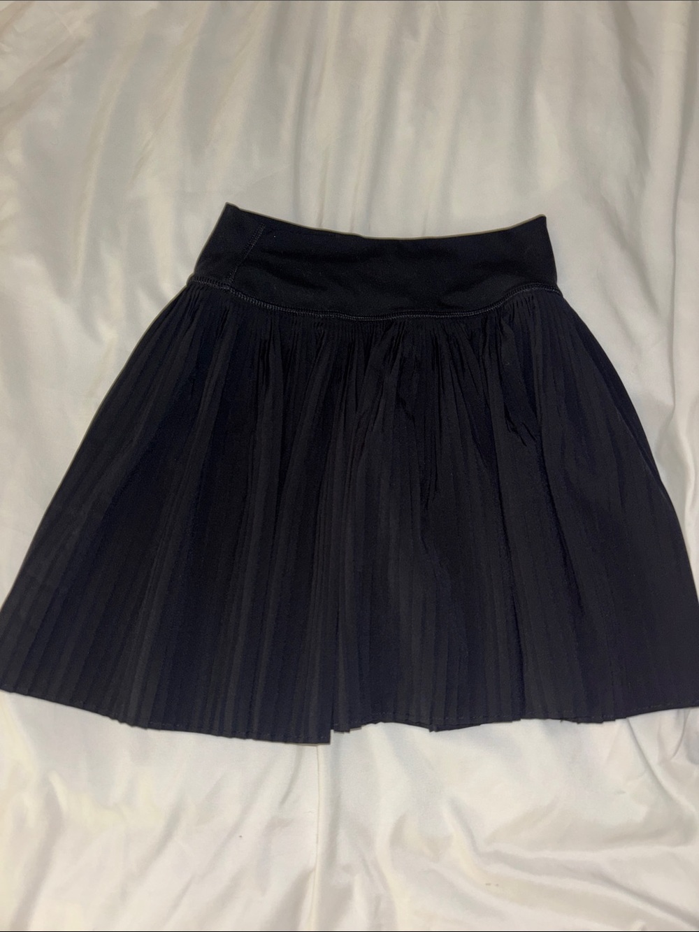 Yogalicious Black Pleated Mini Skirt